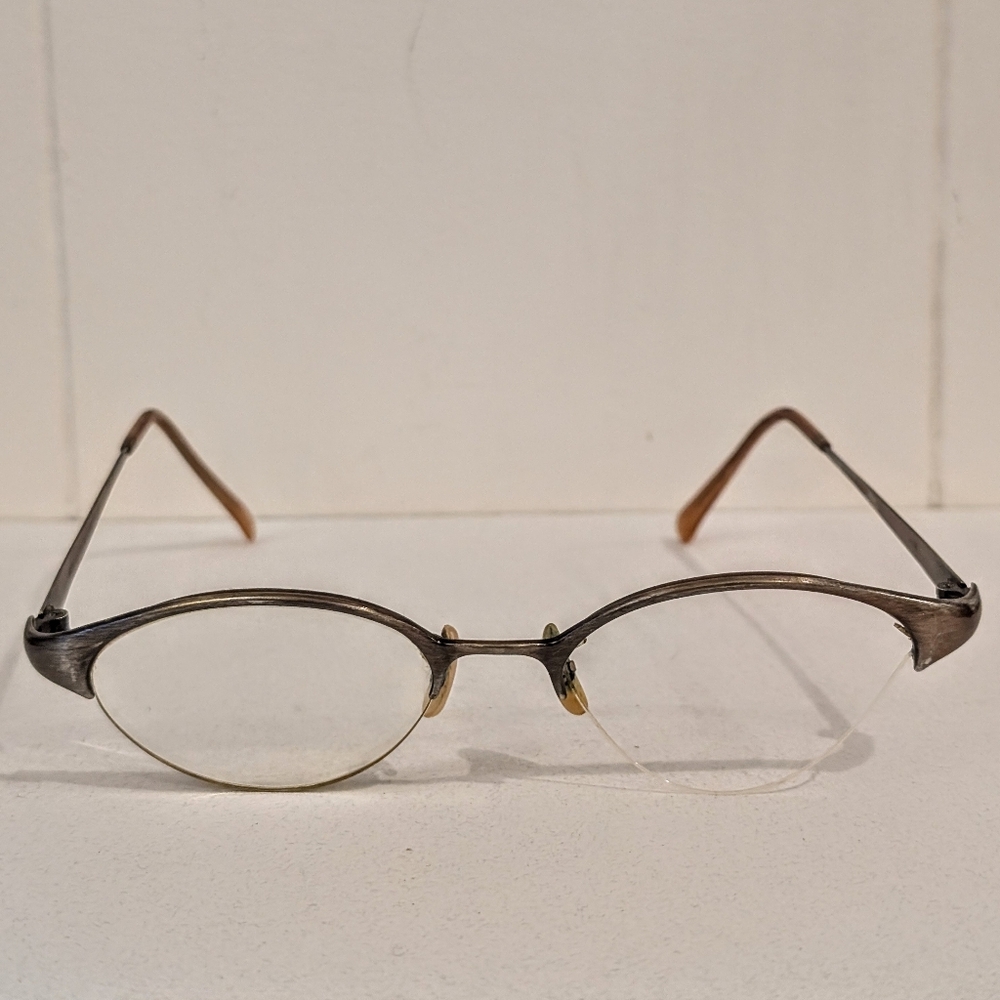 Oliver Peoples Joni Copper Half-Rim Vintage Eyeglass Frame ONLY Made In Japan